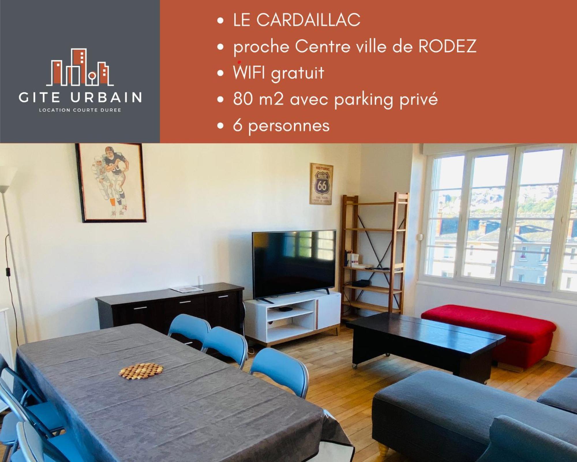Appartement T4 Cite Cardaillac, Parking Prive, Wifi Rodez Zewnętrze zdjęcie